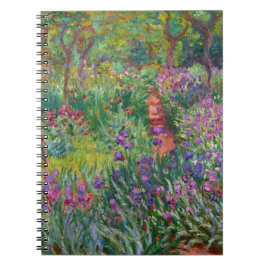 Iris Garden at at Giverny av Claude Monet Anteckningsbok
