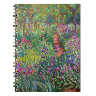 Iris Garden at at Giverny av Claude Monet Anteckningsbok