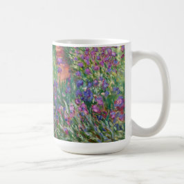 Iris Garden at at Giverny av Claude Monet Kaffemugg