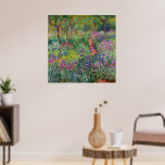 Iris Garden at at Giverny av Claude Monet Poster<br><div class="desc">Iris Garden vid Giverny målad av Claude Monet. Circa 1900. Den här bilden är offentlig.</div>
