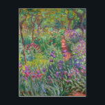 Iris Garden at at Giverny av Claude Monet Vykort<br><div class="desc">Iris Garden vid Giverny målad av Claude Monet. Circa 1900. Den här bilden är offentlig.</div>