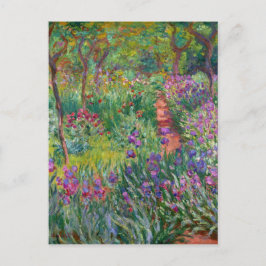 Iris Garden at at Giverny av Claude Monet Vykort