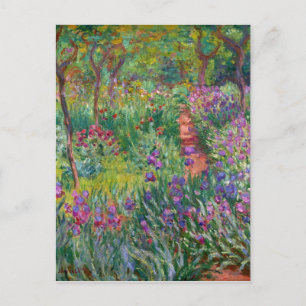 Iris Garden at at Giverny av Claude Monet Vykort