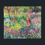 Iris Garden at Giverny av Claude Monet Fleecefilt<br><div class="desc">Iris Garden at Giverny av Claude Monet. 
Besök min butik om du vill ha mer intressant design och fler valmöjligheter för färg => zazzle.com/iwheels*</div>