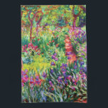 Iris Garden at Giverny av Claude Monet Kökshandduk<br><div class="desc">Besök min affär om du vill ha mer intressant design och fler valmöjligheter i färg. => zazzle.com/iwheels*</div>