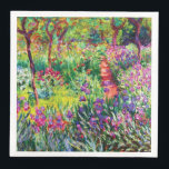 Iris Garden at Giverny av Claude Monet Pappersservett<br><div class="desc">Besök min affär om du vill ha mer intressant design och fler valmöjligheter i färg. => zazzle.com/iwheels*</div>