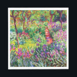 Iris Garden at Giverny av Claude Monet Pappersservett<br><div class="desc">Besök min affär om du vill ha mer intressant design och fler valmöjligheter i färg. => zazzle.com/iwheels*</div>
