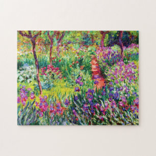 Iris Garden at Giverny av Claude Monet Pussel