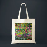 Iris Garden at Giverny av Claude Monet Tote Ba Tygkasse<br><div class="desc">Iris Garden at Giverny av Claude Monet. Besök min butik om du vill ha mer intressant design och fler valmöjligheter för färg => zazzle.com/iwheels*</div>