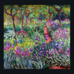 Iris Garden at Giverny, Claude Monet Poster<br><div class="desc">Iris Garden at Giverny av Claude Monet. Claude Monet (1840-1926) var en av grundarna av Franskens imponerande målning och den mest konsekventa och skickliga utövaren av rörelsens filosofi att uttrycka sina uppfattningar före naturen, särskilt när det gäller landskapsmålning i luft. Uttrycket Impressionism härrör från titeln på hans målning Impression, Sunrise...</div>