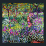 Iris Garden at Giverny, Claude Monet Poster<br><div class="desc">Iris Garden at Giverny av Claude Monet. Claude Monet (1840-1926) var en av grundarna av Franskens imponerande målning och den mest konsekventa och skickliga utövaren av rörelsens filosofi att uttrycka sina uppfattningar före naturen, särskilt när det gäller landskapsmålning i luft. Uttrycket Impressionism härrör från titeln på hans målning Impression, Sunrise...</div>