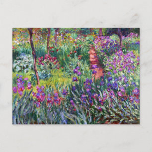 Iris Garden at Giverny, Claude Monet Vykort