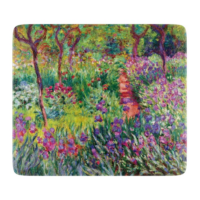 Iris Garden av Claude Monet Cining Board (Framsidan)