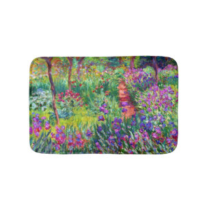 Iris Garden Claude Monet Fine Art Badrumsmatta