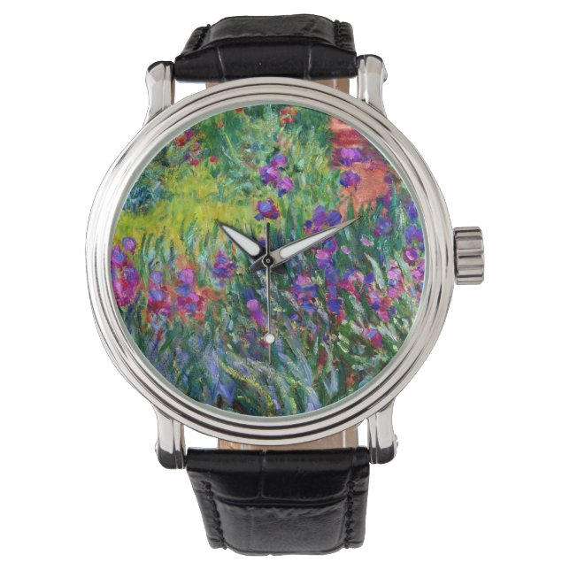 Iris Garden Impressionism Armbandsur (Framsida)