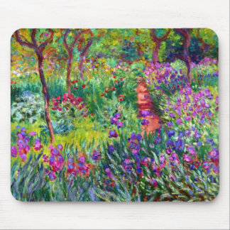 Iris Garden in Giverny Mousepad Musmatta