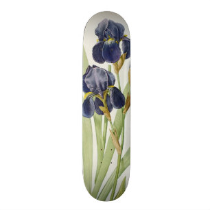Iris Germanica, från "Les Liliacees", 1805 Old School Skateboard Bräda 18 Cm