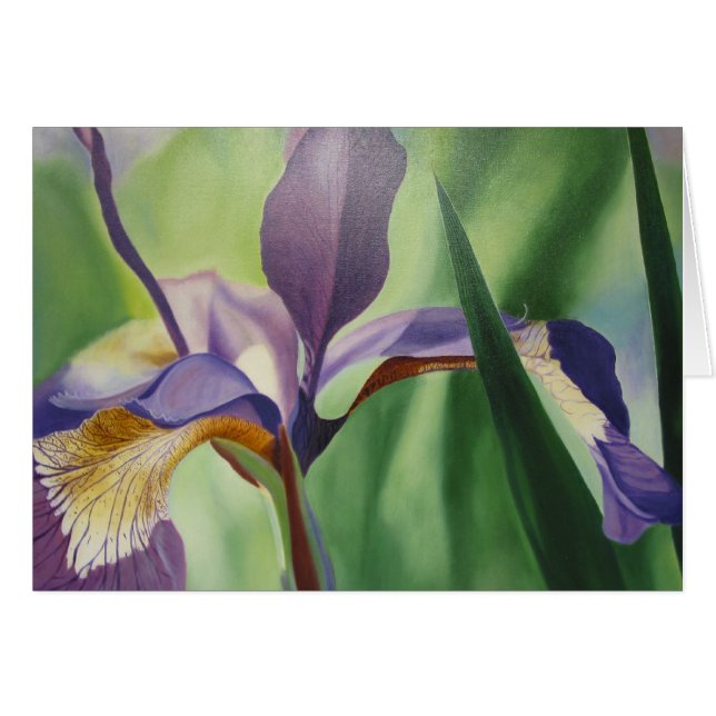 Iris Hälsningskort (Framsidan Horizontal)