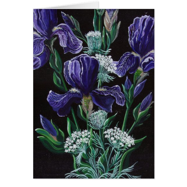 Iris Hälsningskort (Framsidan)