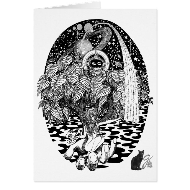 Iris Hälsningskort (Framsidan)