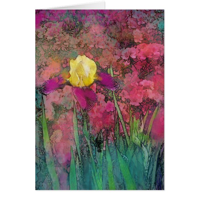 Iris Hälsningskort (Framsidan)