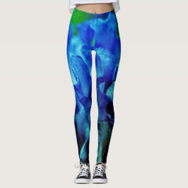 Iris i blått leggings