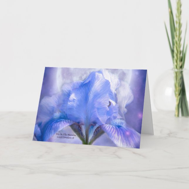 Iris i Moonlite ArtCard Kort (Framsida)
