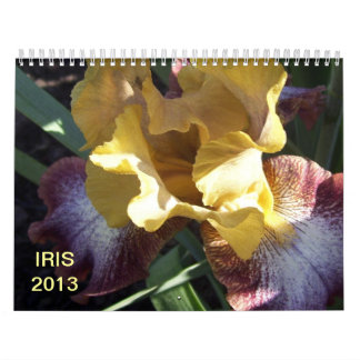 Iris i trädgården kalender