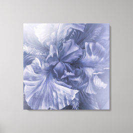 Iris-innerskönhetsjubileum silver hue canvastryck