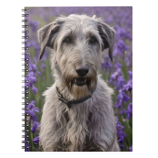Iris Irish Wolfhound Anteckningsbok (Framsidan)
