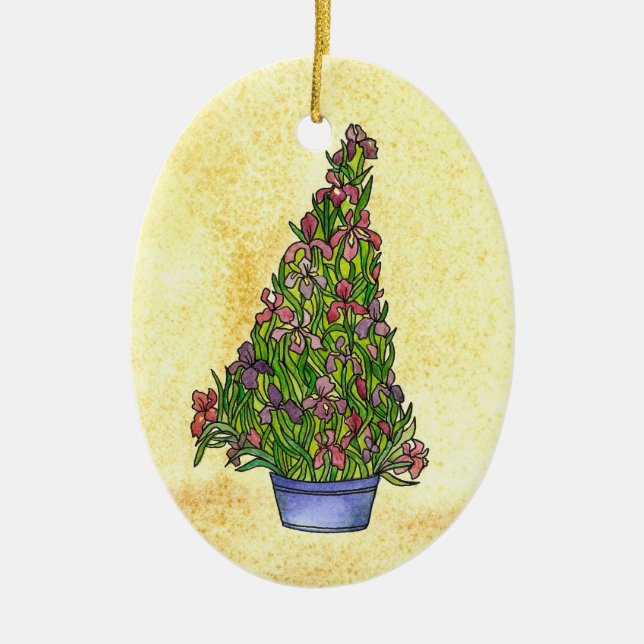 Iris Julgran Ornament (Framsidan)