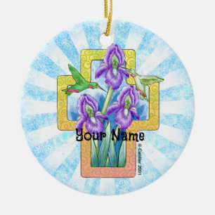Iris Kor Christian Ornament