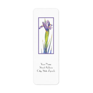 Iris Label Returadress Etikett