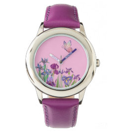 Iris lila armbandsur
