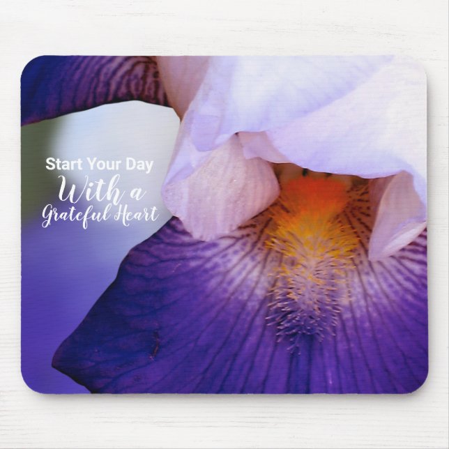 Iris Lila Gratnice Heart Quote Musmatta (Framsidan)