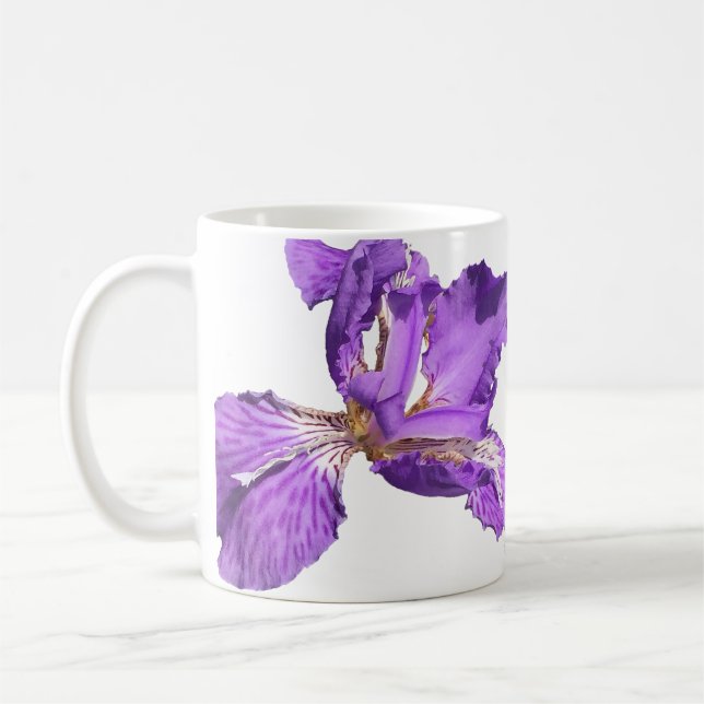 Iris Lila Kaffemugg (Vänster)