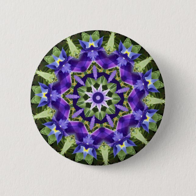 Iris Mandala Button Knapp (Framsida)