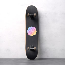 Iris Mandala Custom-Cut Vinyl Sticker Klistermärken