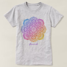 Iris Mandala Personlig T-Shirt