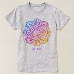 Iris Mandala Personlig T-Shirt
