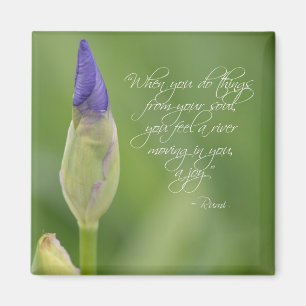 Iris med citationstecken magnet