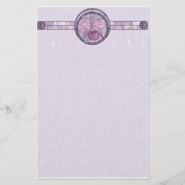 Iris med Nedfläckad glasögon Brevpapper (Framsida)