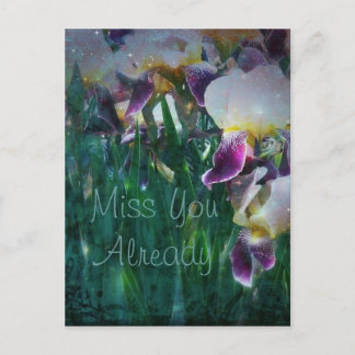 Iris Miss You-vykort Vykort