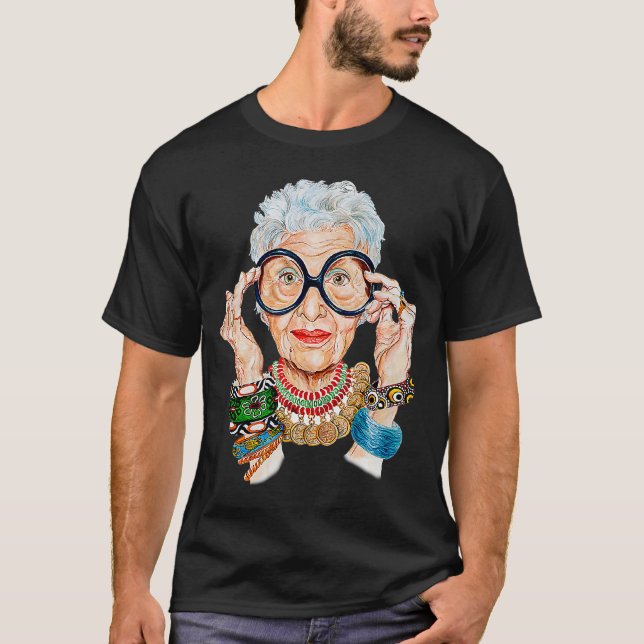 Iris Mode Apfel är i sista hand en form av ex T Shirt (Framsida)