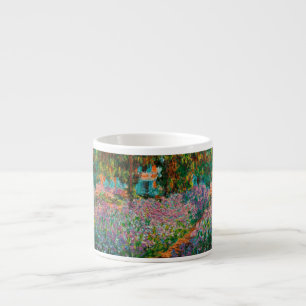 Iris Monet Trädgård Giverny blommor Espressomugg