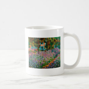 Iris Monet Trädgård Giverny blommor Kaffemugg