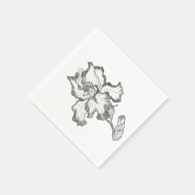 Iris Napkin Pappersservett (Hörn)