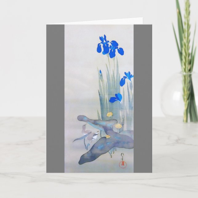 Iris och Bird, Watanabe Seitei Kort (Framsida)