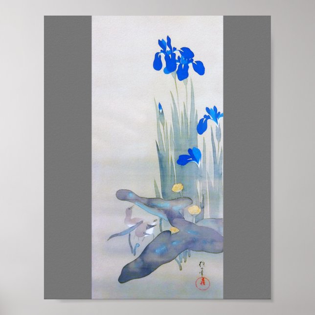 Iris och Bird, Watanabe Seitei Poster (Framsidan)