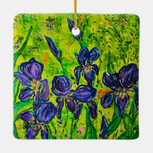 Iris Ornament